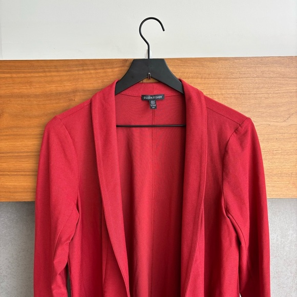 Eileen Fisher Relaxed Open-Front Jacket, Size S - Picture 4 of 12